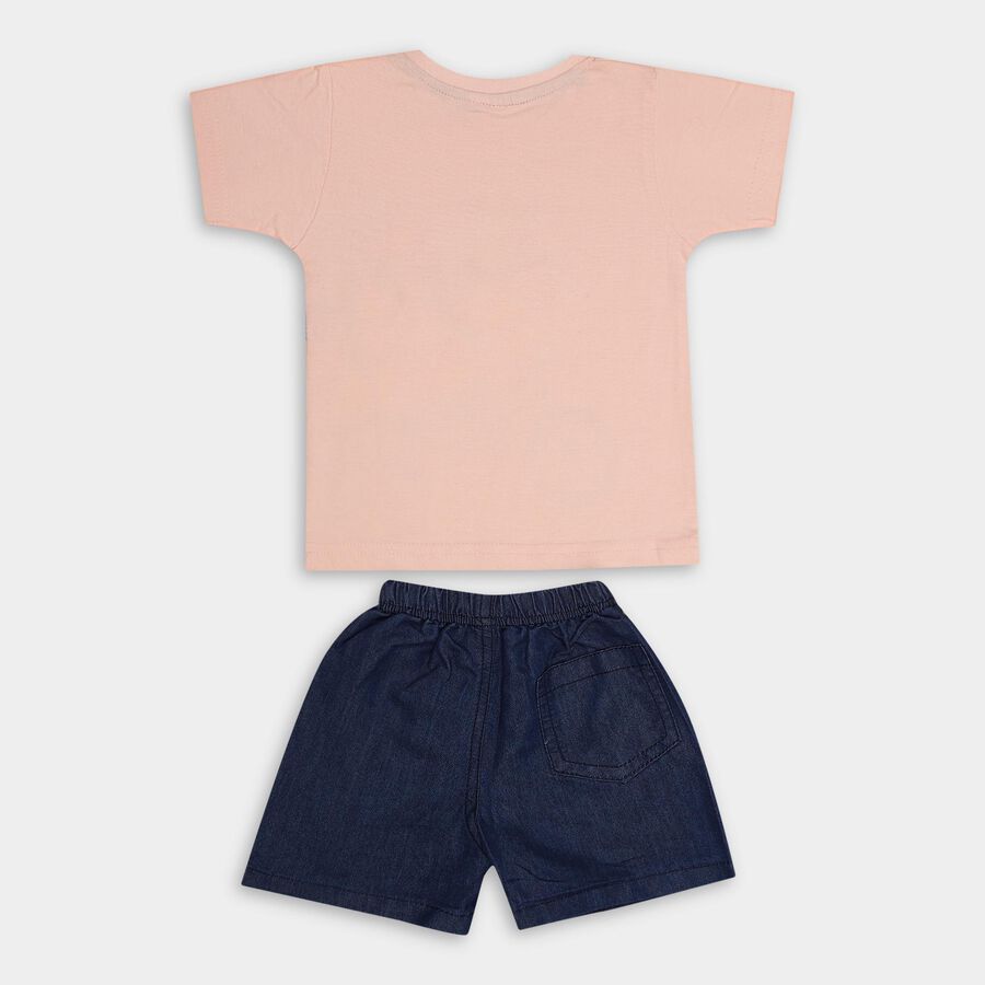Infants' 100% Cotton Baba Suit , पीच, large image number null