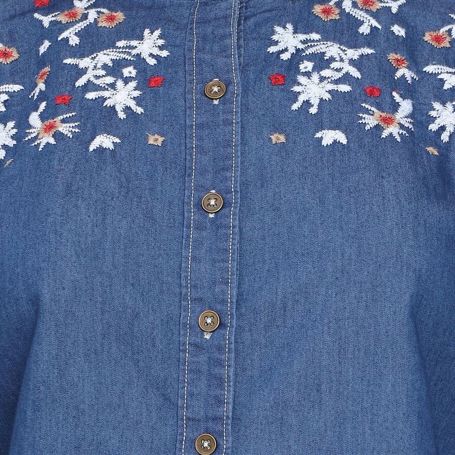 Ladies' Shirt , Mid Blue, large image number null