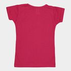 Girls Solid Short Sleeve T-Shirt, Fuchsia, small image number null