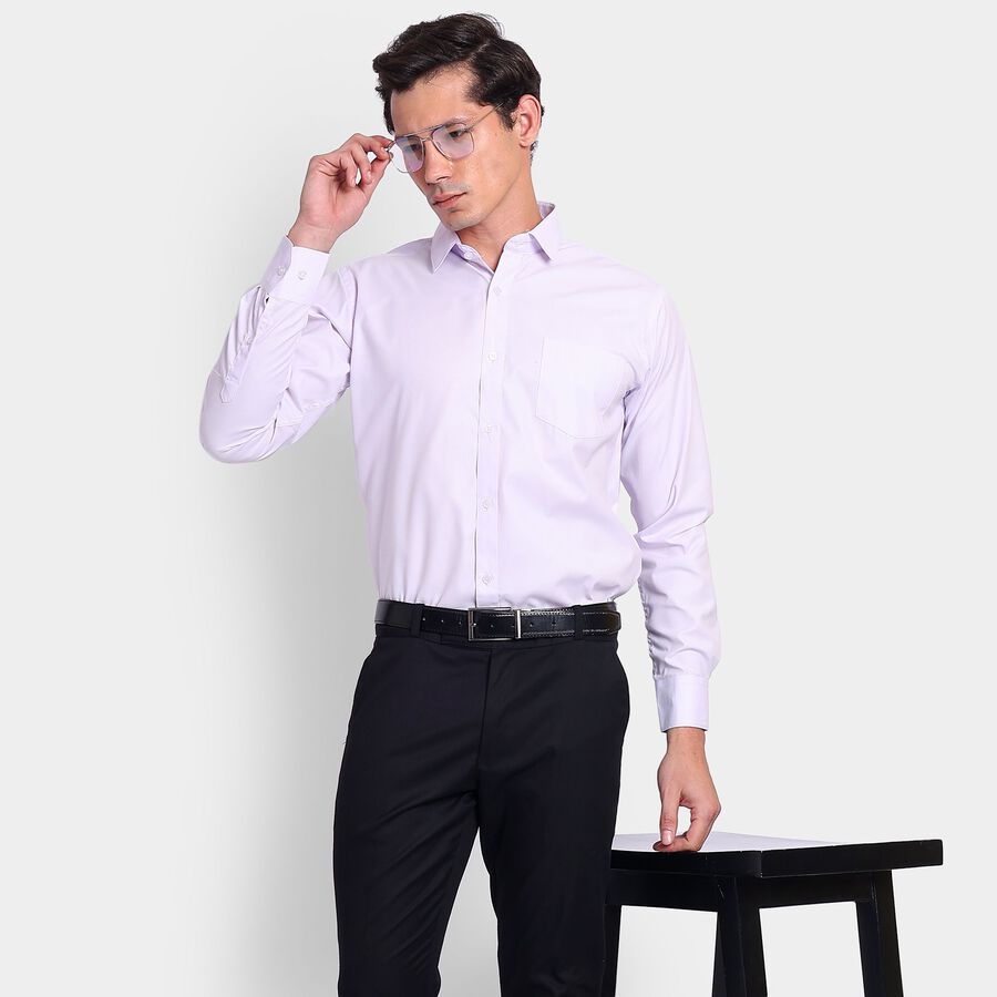 Men's Formal Shirt, लाइलेक, large image number null