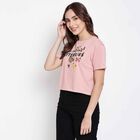 Round Neck T-Shirt, Pink, small image number null