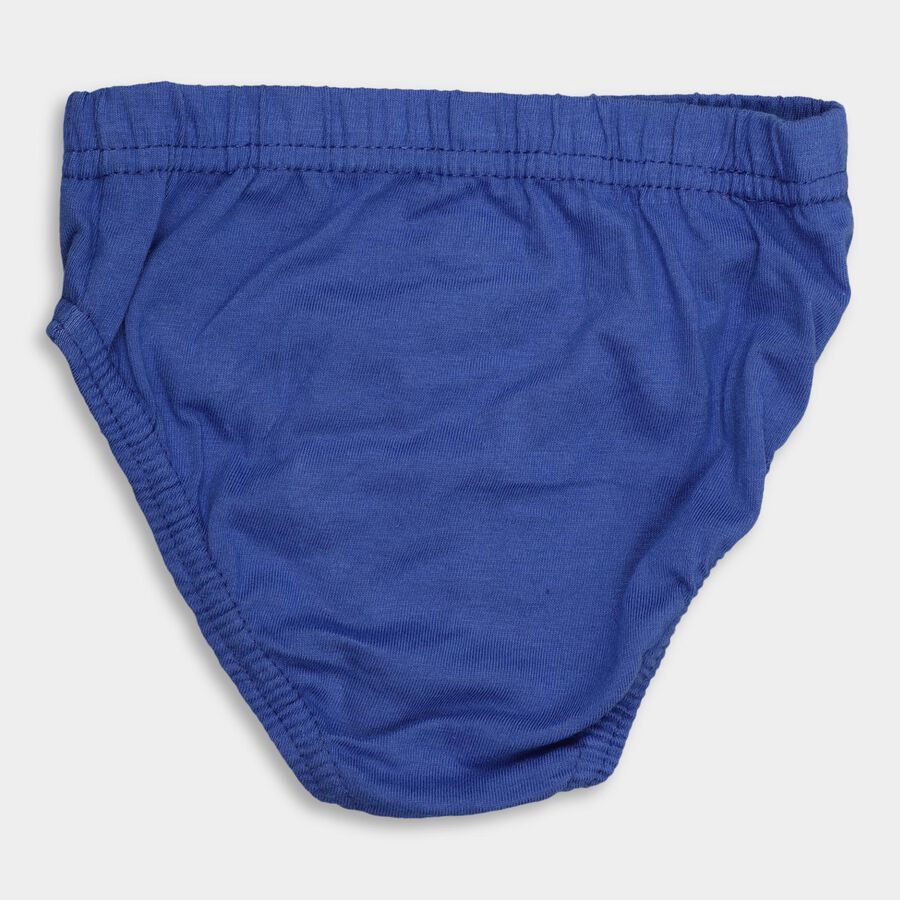 Boys' 100% Cotton Briefs , Dark Blue, large