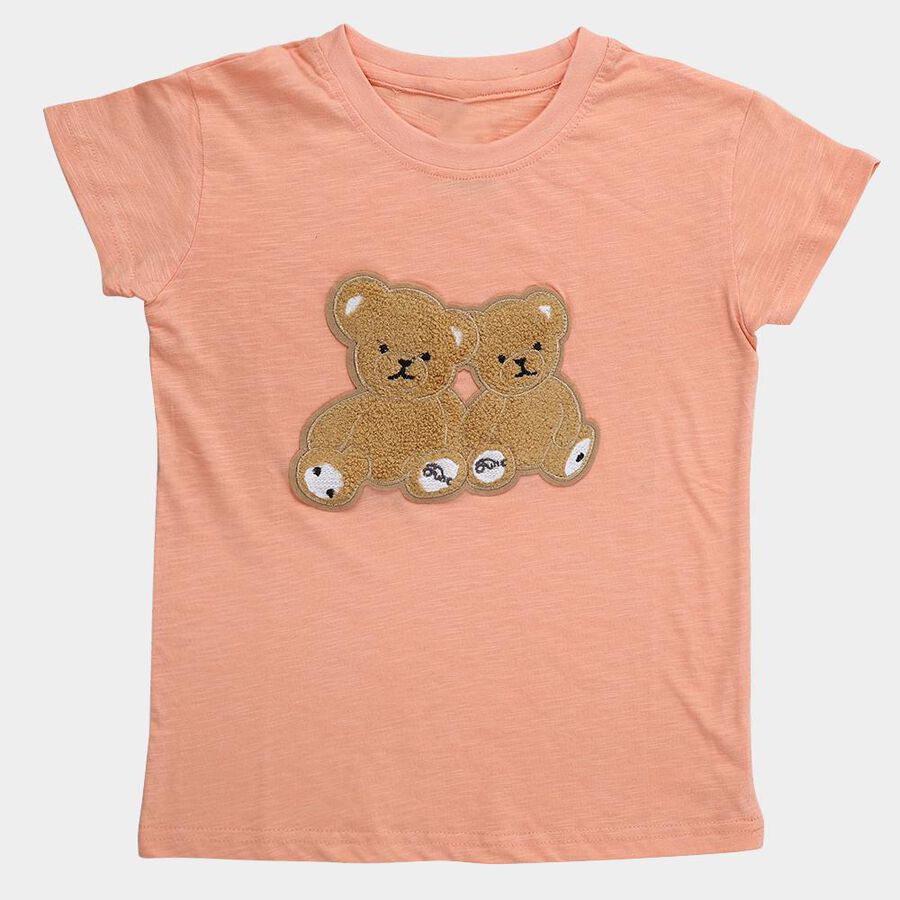 Girls' T-Shirt, Light Pink, large image number null