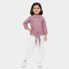 Girls' T-Shirt, हल्का गुलाबी, small
