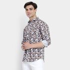 Men's 100% Cotton Casual Shirt , Brown, small image number null
