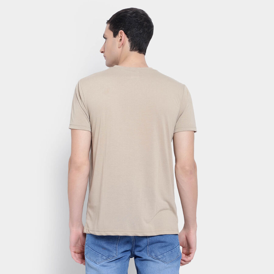 Round Neck T- Shirt, गहरा पीला, large image number null