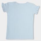 Girls' 100% Cotton T-Shirt, Light Blue, small image number null