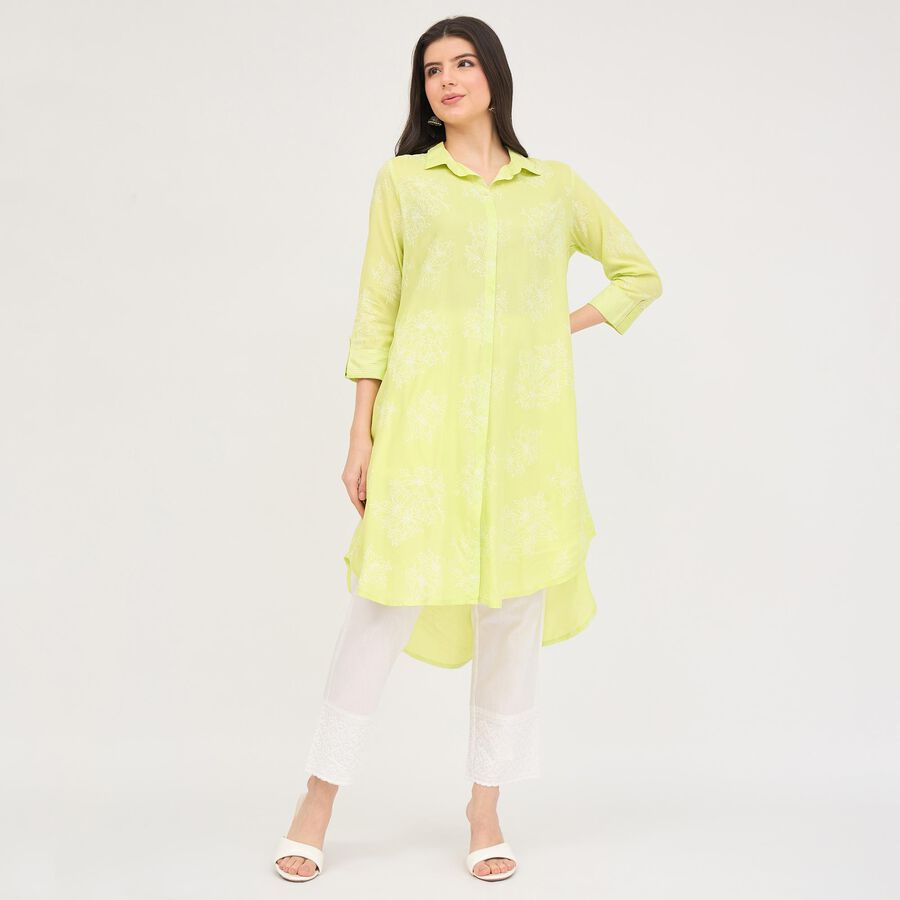 Ladies' Kurta, Light Green, large image number null