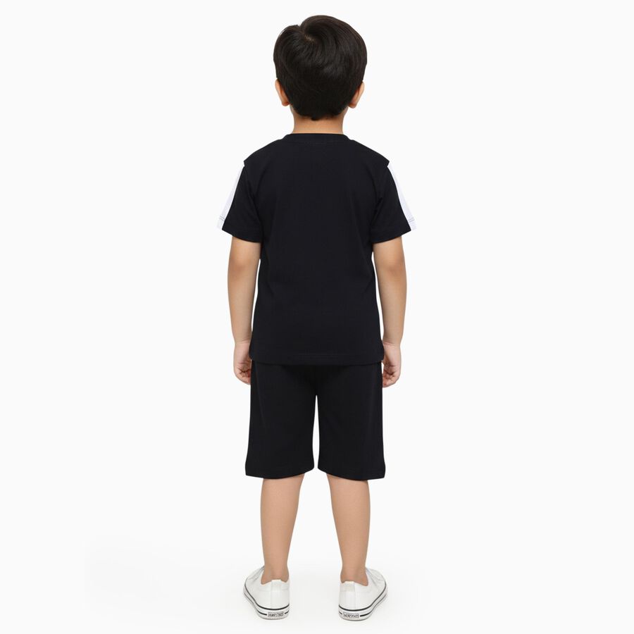 Boys' Knit Baba Suit, Red, large image number null