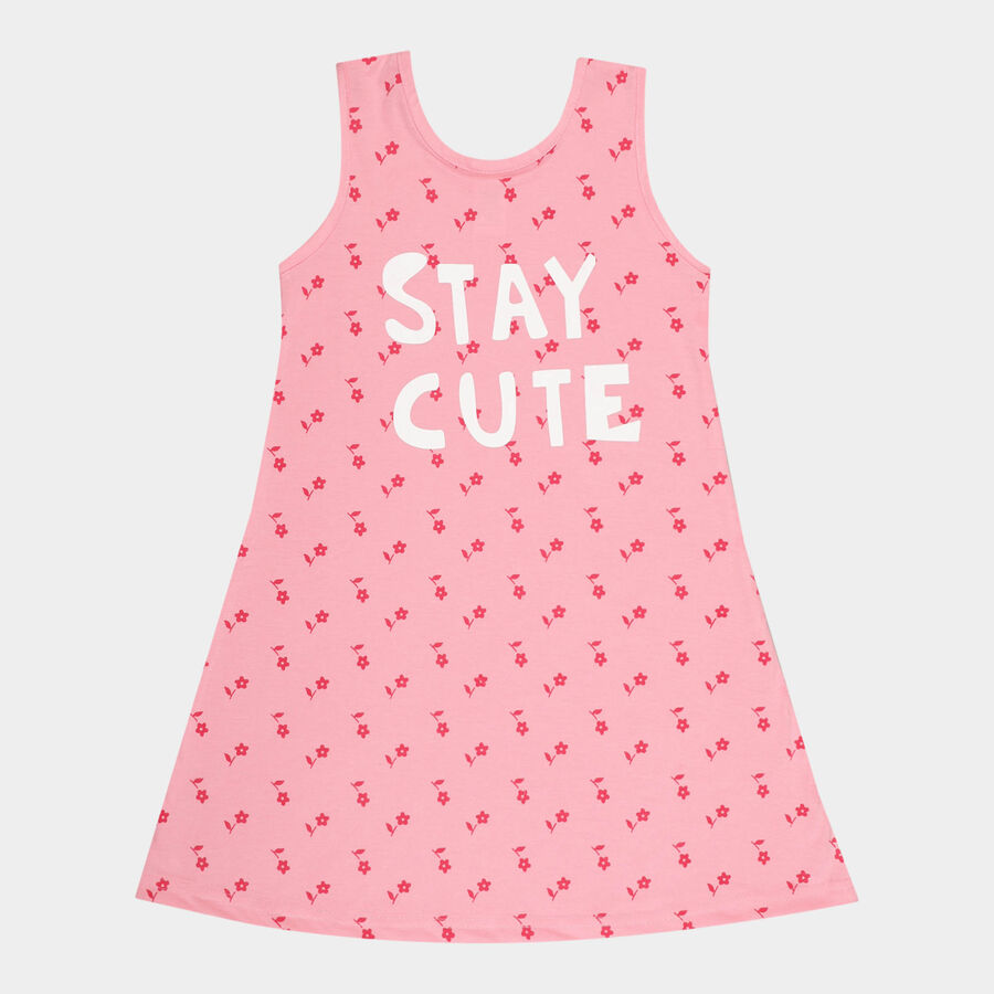 Girls Frock, Light Pink, large image number null