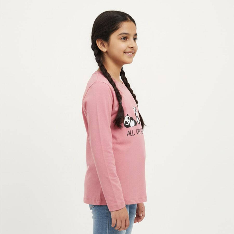 Girls' Top, Light Pink, large image number null