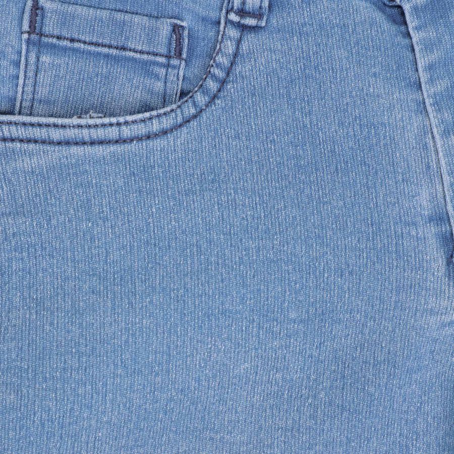Girls Buttoned Jeans, Mid Blue, large image number null