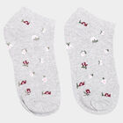 Printed Socks, Light Grey, small image number null