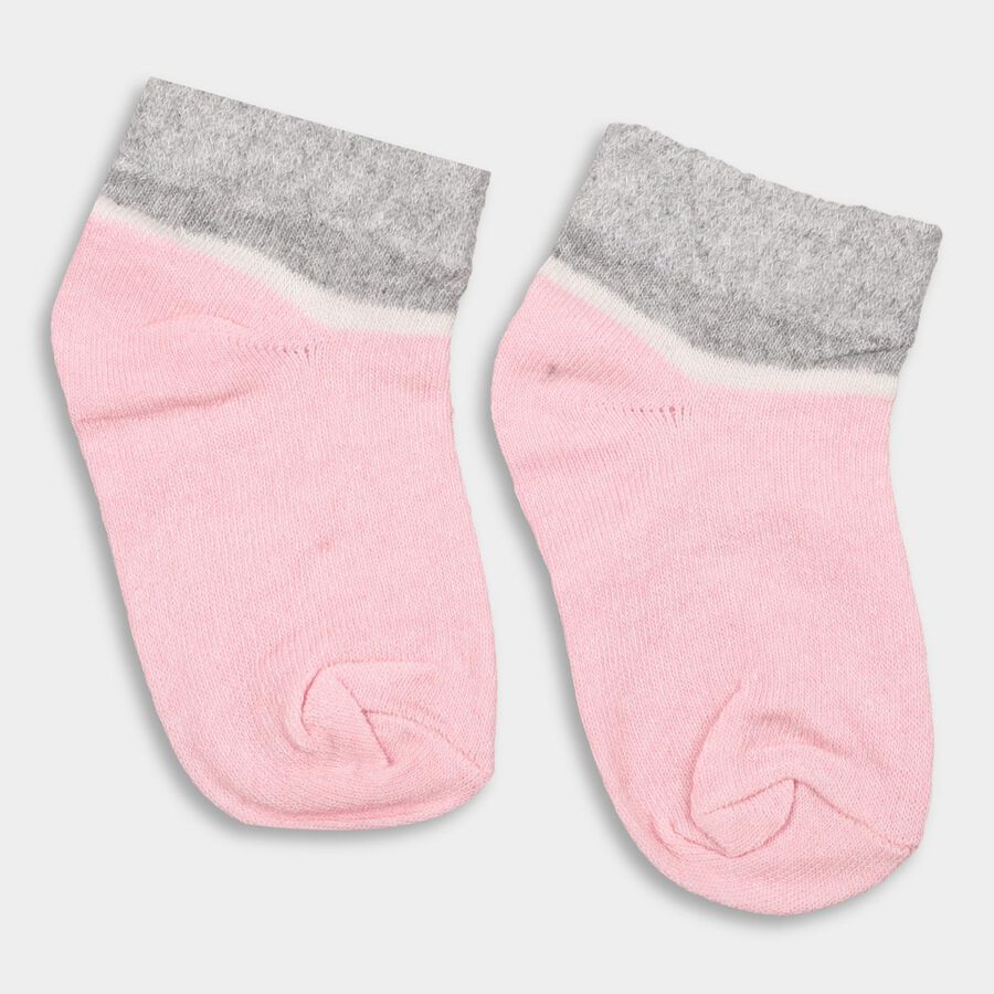 Girls' Socks, Light Grey, large image number null