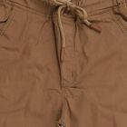 Boys Warm Brown Regular Fit Elastic Waist Jogger Trousers, भूरा, small image number null