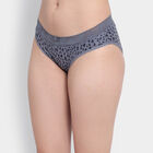 Printed Panty, Dark Grey, small image number null