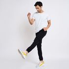 Men's Slim Fit Casual Trousers, Black, small image number null