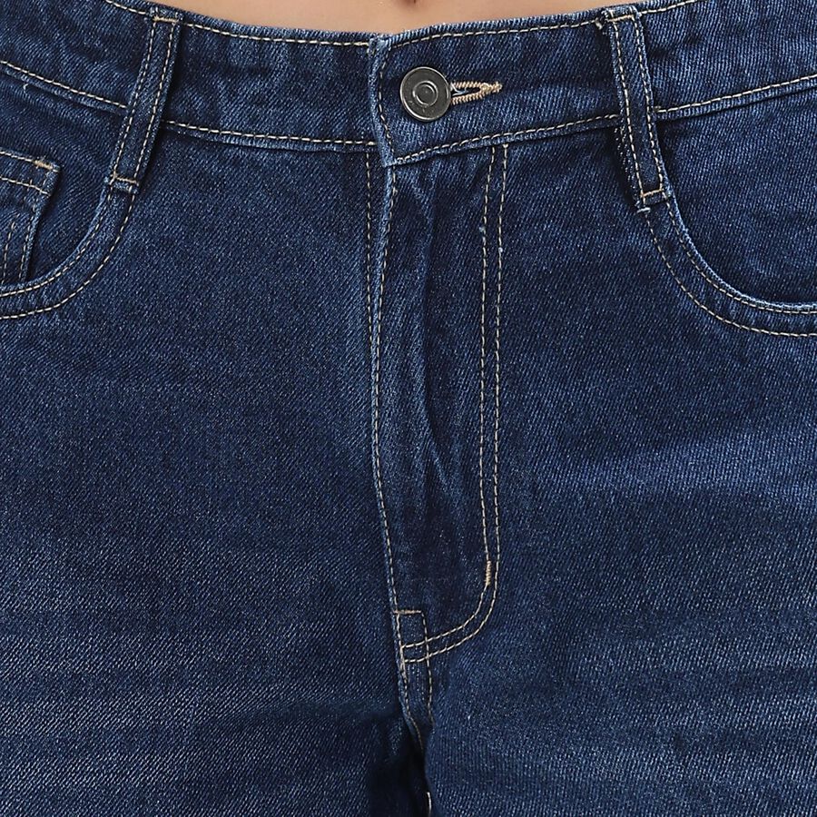 Ladies' Jeans, मध्यम नीला, large image number null