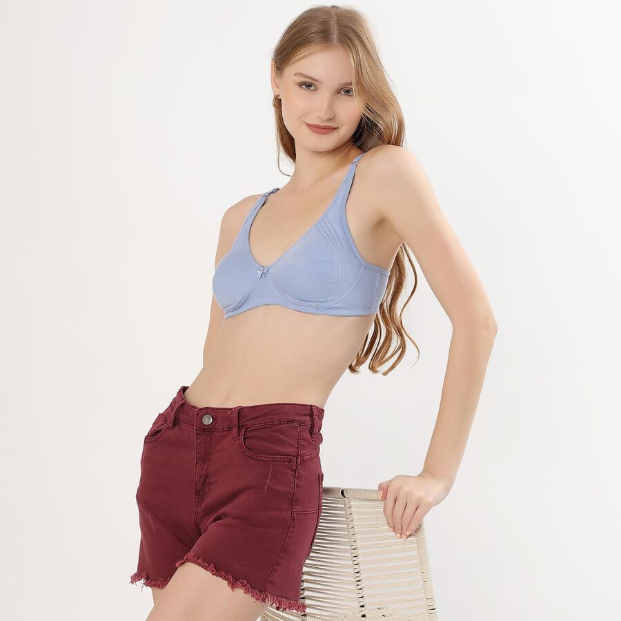 Ladies' Minimiser Bra , हल्का नीला, large image number null