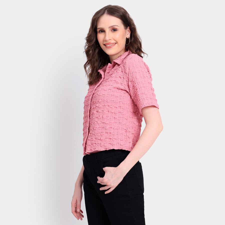 Ladies' Shirt, गुलाबी, large image number null