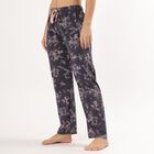 Women's All Over Printed Full Length Pyjama, Navy Blue, small image number null