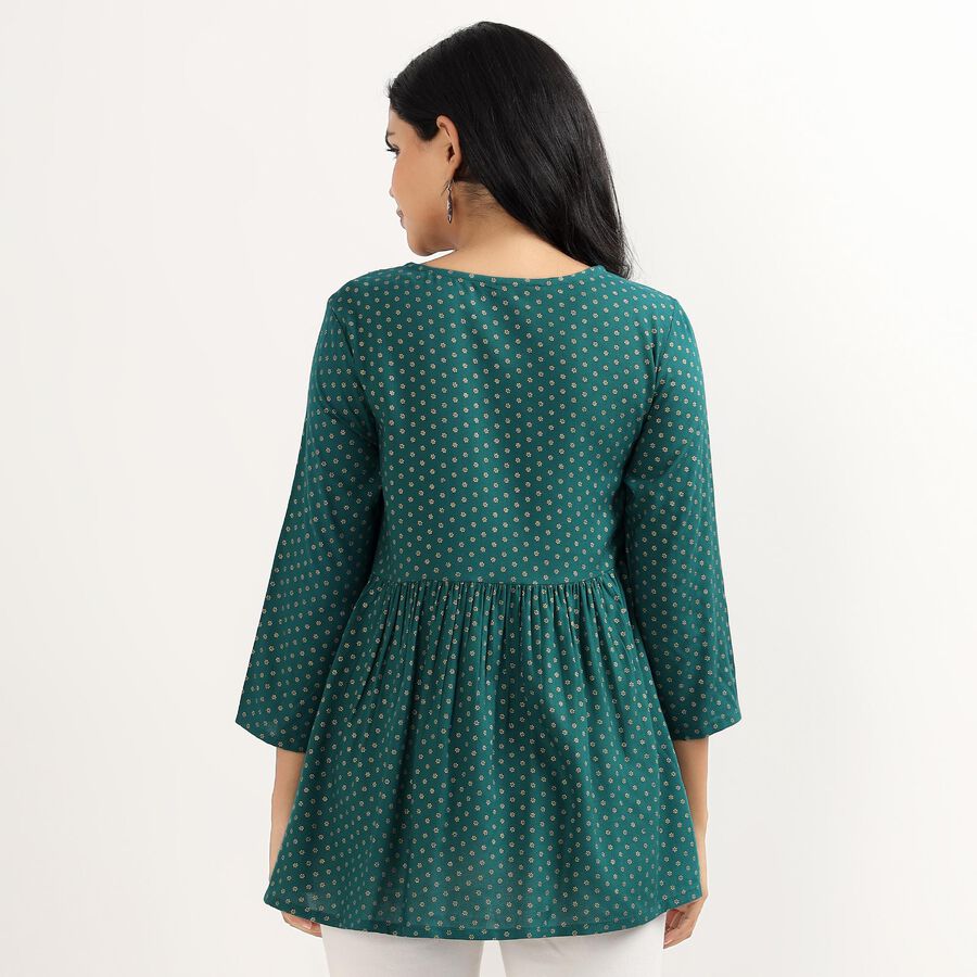Ladies' Kurti, गहरा हरा, large image number null