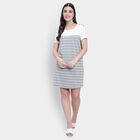 Stripes Dress, मिश्रित मध्यम ग्रे, small image number null