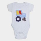 Infants' 100% Cotton Bodysuit, Light Blue, small image number null