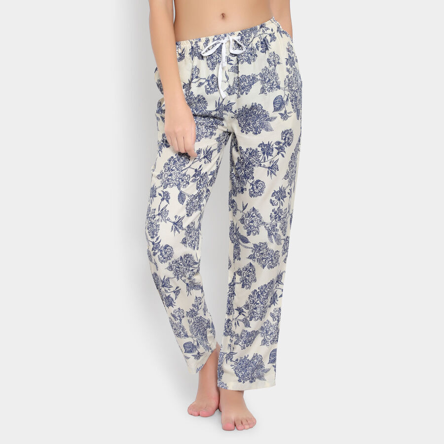 Printed Pyjama, Off White, large image number null