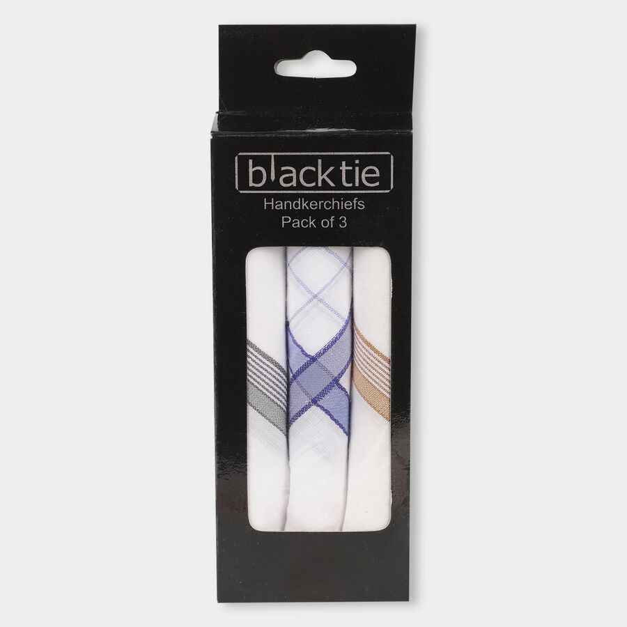Men's Hanky , Light Blue, large image number null
