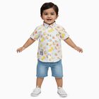 Infants' Shirt, ऑफ व्हाइट, small image number null