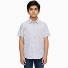 Boys' 100% Cotton Casual Shirt, White, small image number null