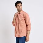 Men's 100% Cotton Casual Shirt, Peach, small image number null