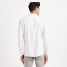 Cotton Solid Casual Shirt, White, small image number null