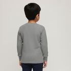 Boys Muted Charcoal Grey Thermal, मिश्रित हल्का ग्रे, small image number null