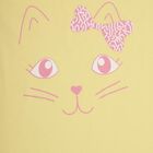 Girls' T-Shirt , पीला, small image number null