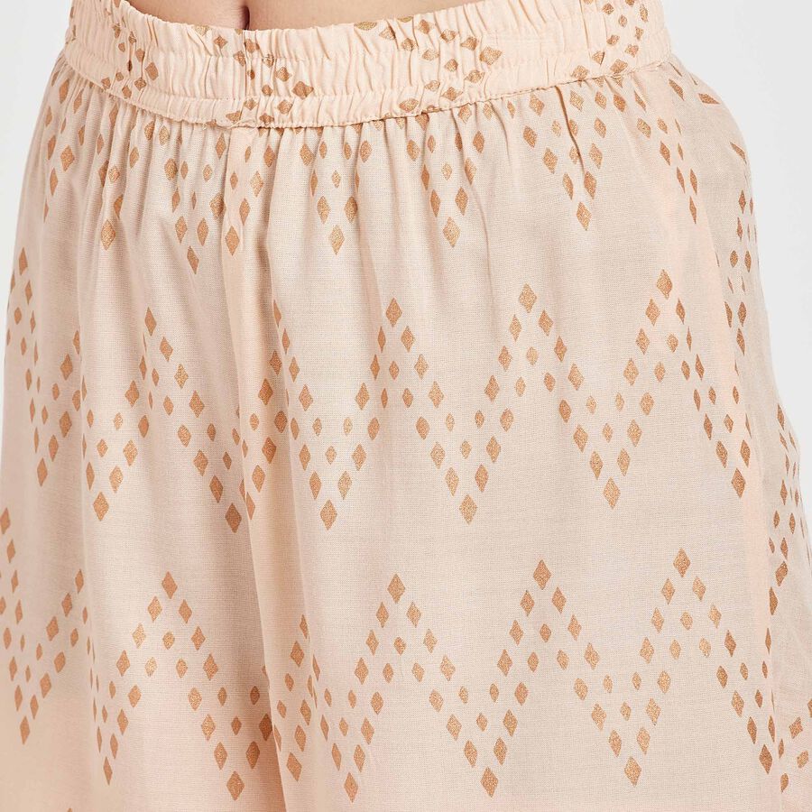 Printed Palazzo, Off White, large image number null