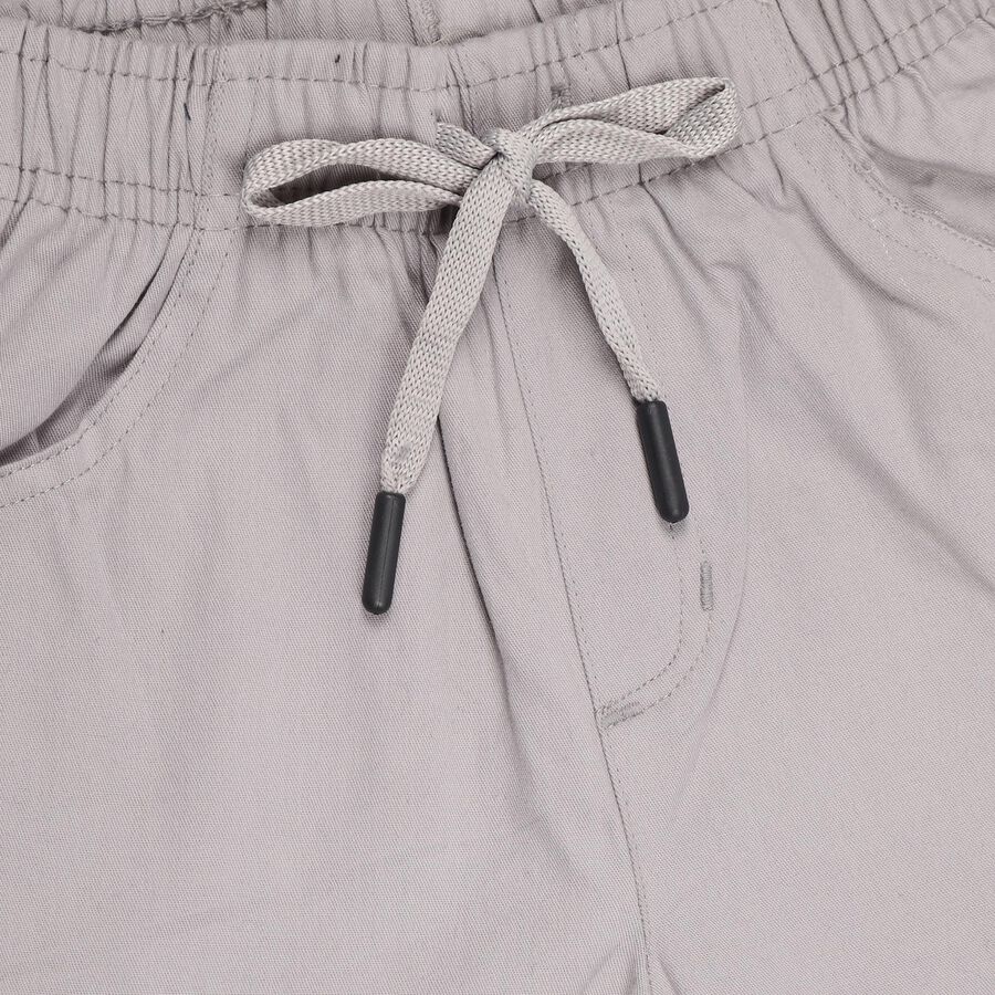 Boys' 100% Cotton Basic Five Pockets Trouser , Light Grey, large image number null
