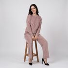 Women's Light Pink Velour Track suit, Light Pink, small