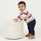 Infants Light Pink Crew Neck Casual Pullover, Light Pink, small image number null