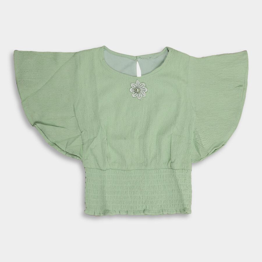 Girls' T-Shirt, Light Green, large