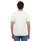 Men's White Cotton Round Neck Classic T-Shirt, White, small
