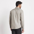 Cotton Printed Casual Shirt, Dark Grey, small image number null