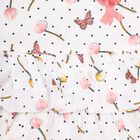 Girls' White Floral Printed Sleeveless Top and Pink Skirt Set, Coral, small image number null