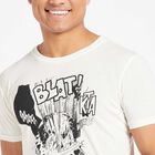 Round Neck T-Shirt, White, small image number null