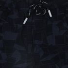 Boys' Navy Cotton Relaxed Fit Jamaican Shorts, नेवी ब्लू, small