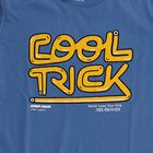 Boys' Half Sleeves T-Shirt, मध्यम नीला, small image number null