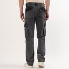 Men's Denim Blue Slim Fit Jeans, हल्का ग्रे, small