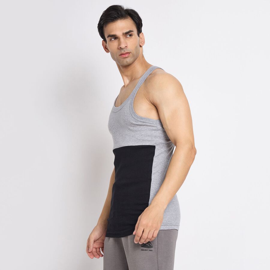 Men's Gym T-Shirt, Melange Light Grey, large