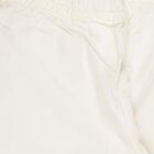 Girls Bright Pink Embroidered Top and Cream Palazzo Fusion Set, रानी (फ्यूशिया), small image number null